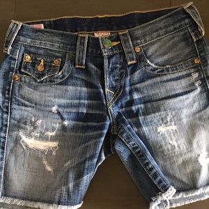 True Religion Shorts. Size 25. Gift, never worn.